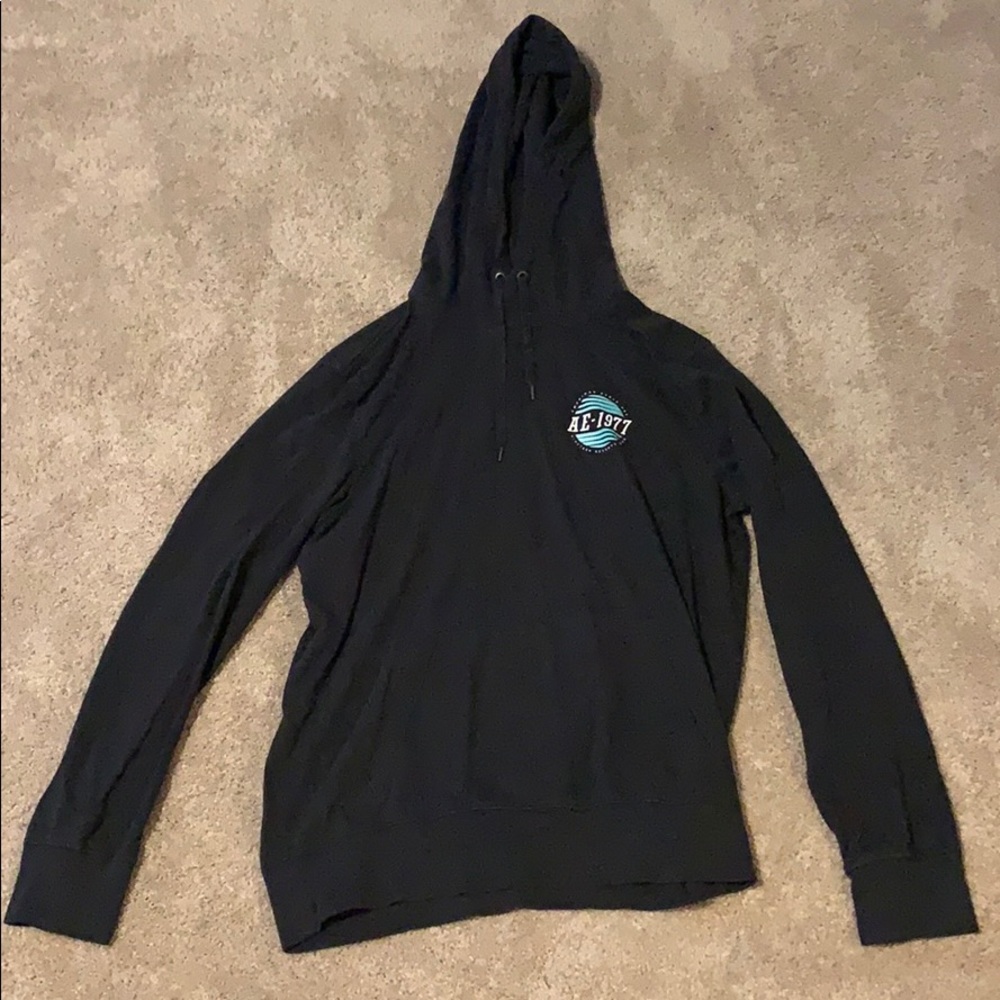 Black American Eagle T-Shirt Hoodie